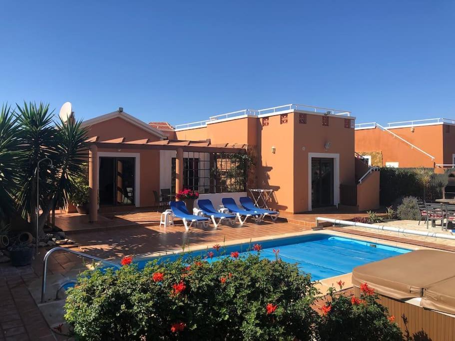 Vila Casa Piedra, Luxury Family Front Line Golf, Hot Tub,Pool Table, 8 Pers, Caleta De Fuste Exteriér fotografie