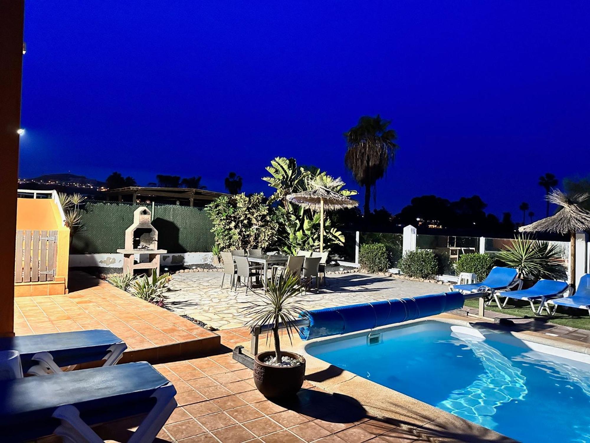 Vila Casa Piedra, Luxury Family Front Line Golf, Hot Tub,Pool Table, 8 Pers, Caleta De Fuste Exteriér fotografie